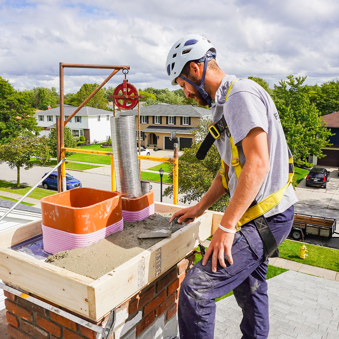 chimney crown repair in rochester ny 